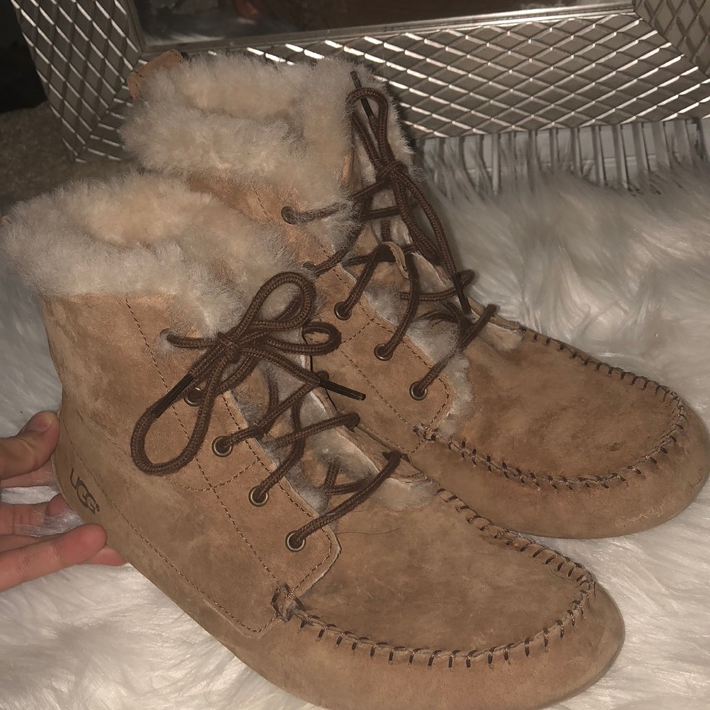 UGG Moccasin Booties (Barely Worn)